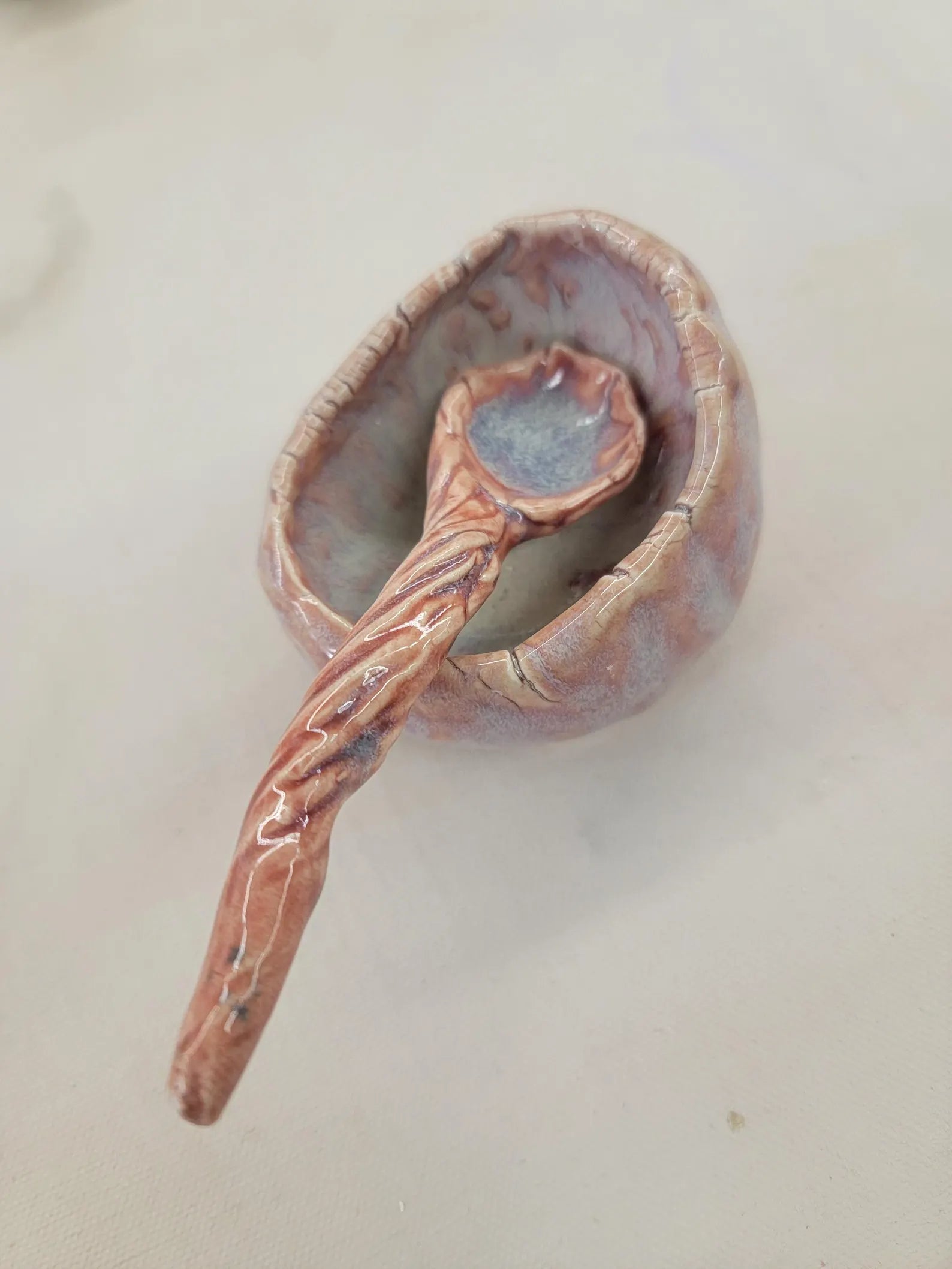 Pinch Pot & Matching Spoon