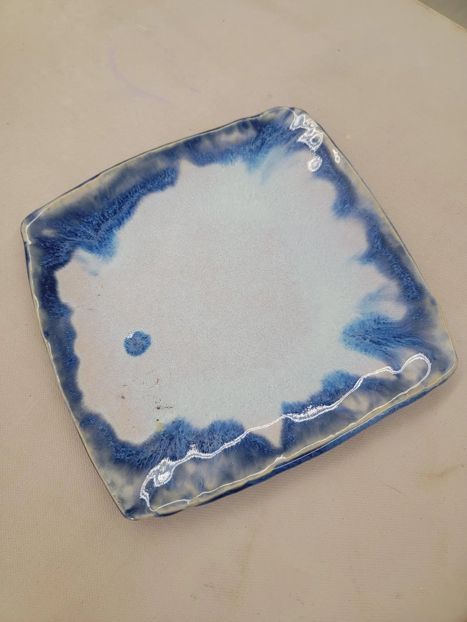 Handmade Hors d'eouvres Plates (Square)