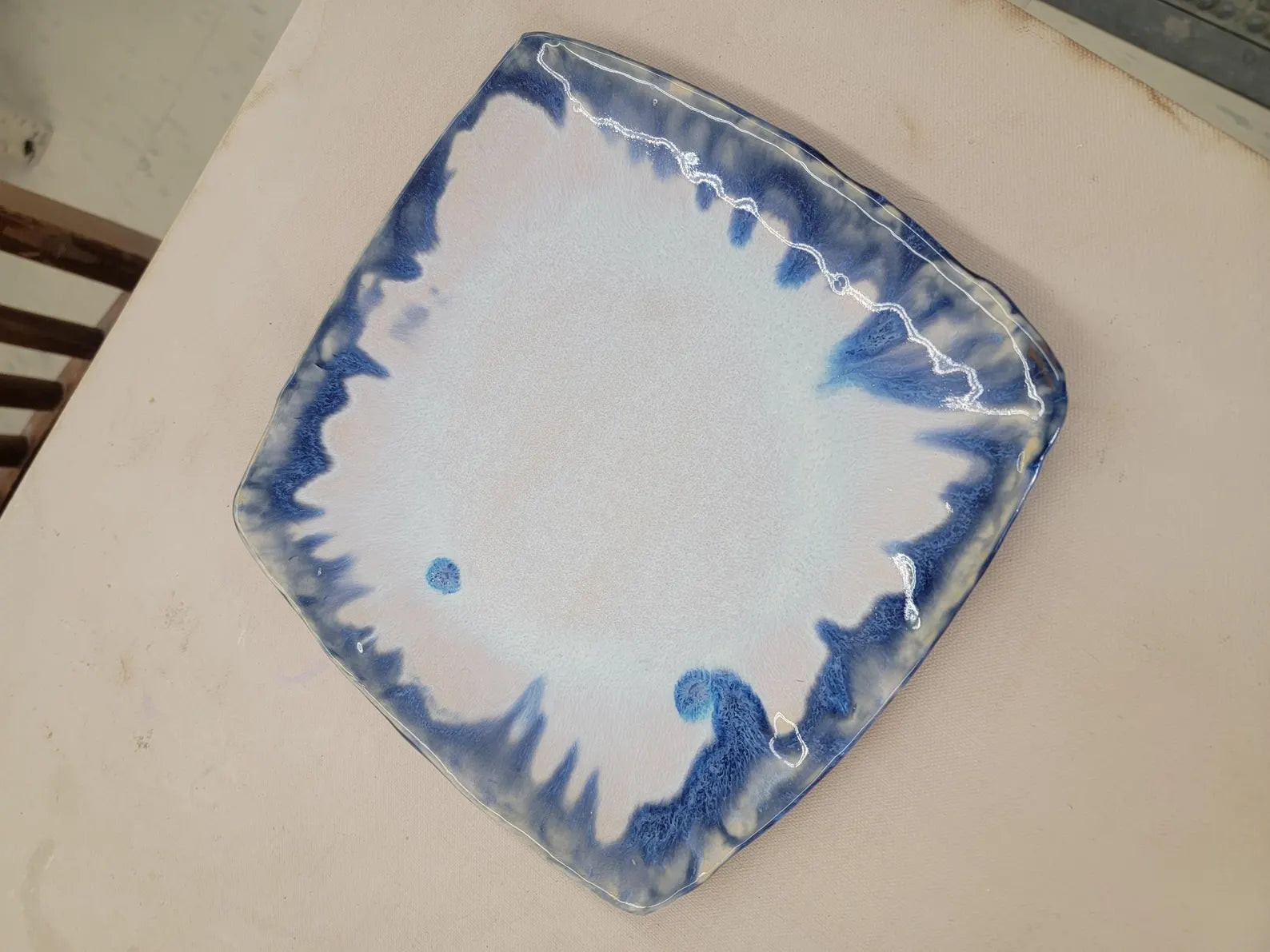 Handmade Hors d'eouvres Plates (Square)